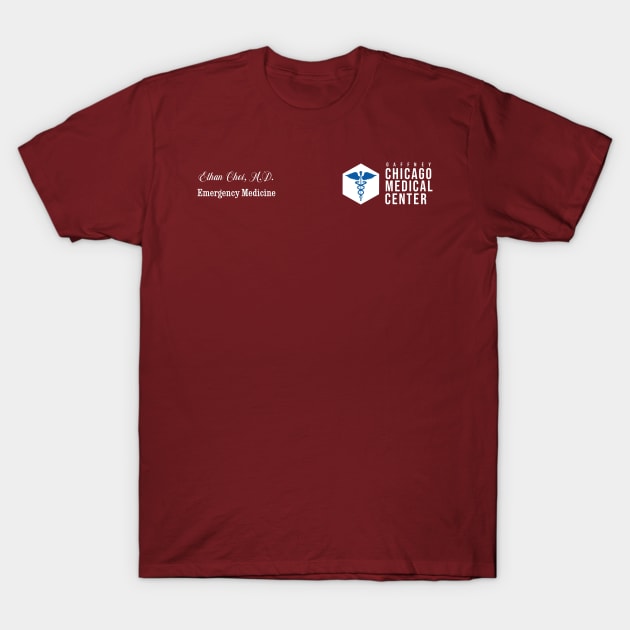 CHICAGO MED - ETHAN CHOI - SCRUBS - EMERGENCY MEDICINE T-Shirt by emilybraz7